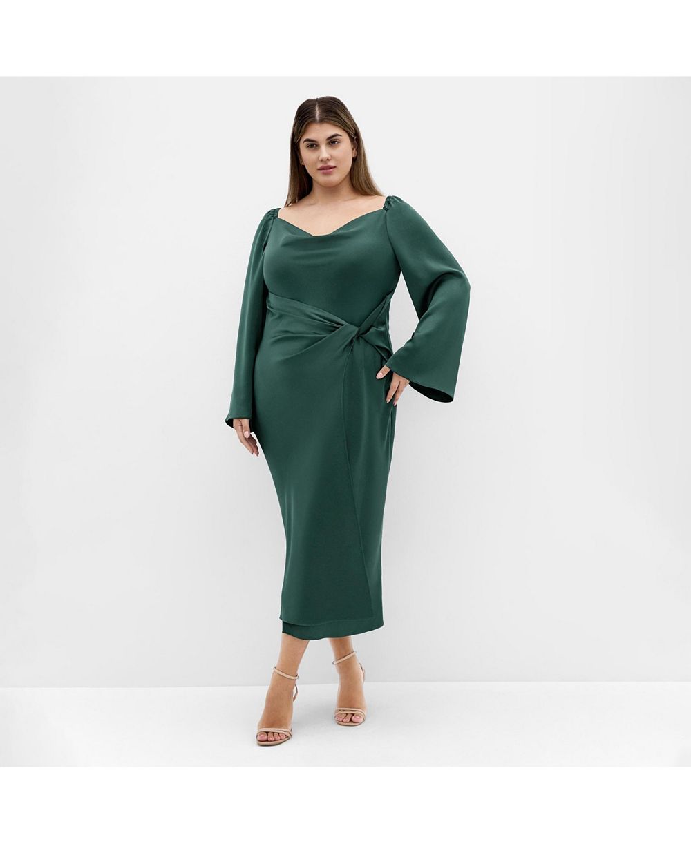 CITY CHIC Plus Size Adelina Long Sleeve Dress
