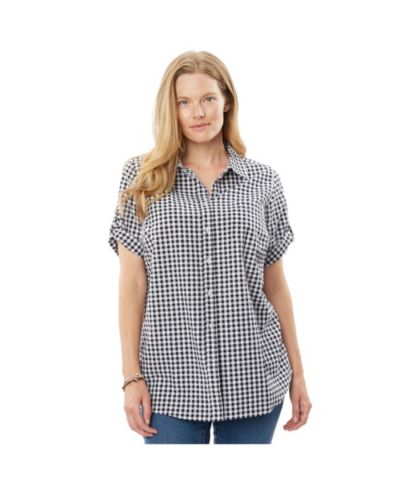 Black gingham