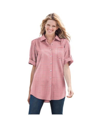 Vivid red gingham