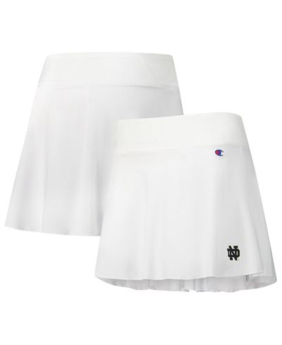 Женская юбка-шорты Champion White Notre Dame Fighting Irish Tailgate Soft Touch Skort