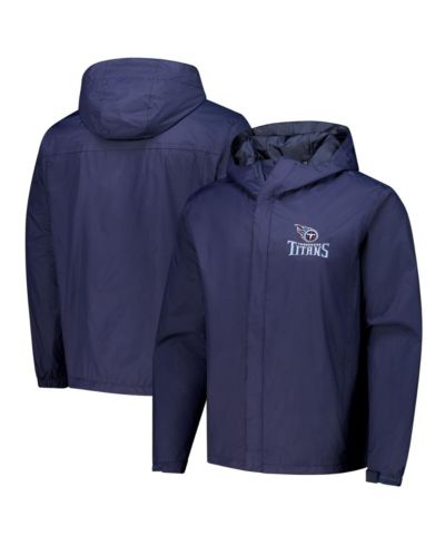 Мужское худи Dunbrooke Tennessee Titans Tropic Waterproof Packable Full-Zip Navy