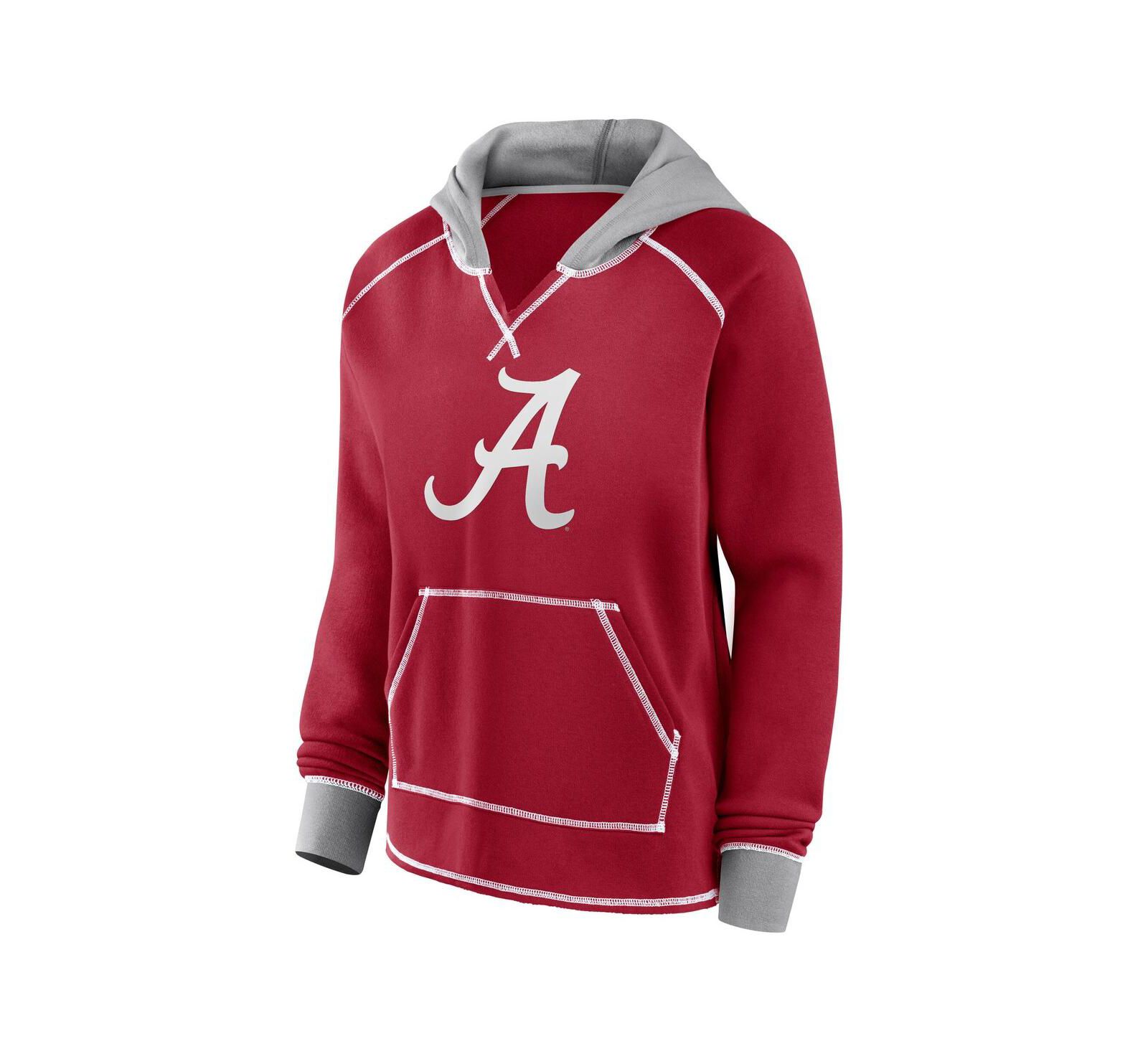 Fanatics Женское худи Plus Size Alabama Crimson Tide, малиновое