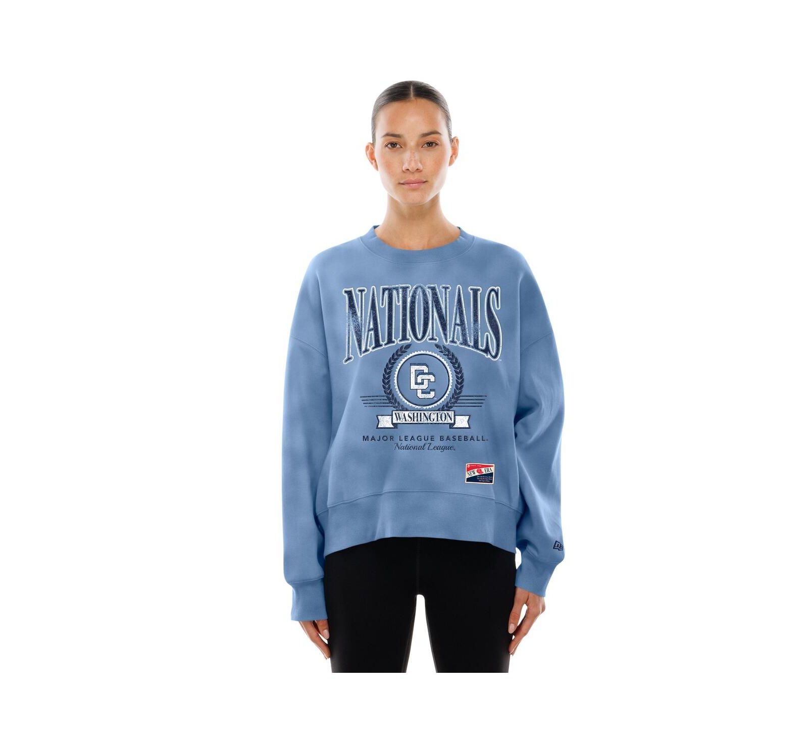 New Era Men's Blue Washington Nationals 2025 City Connect Pullover Sweatshirt