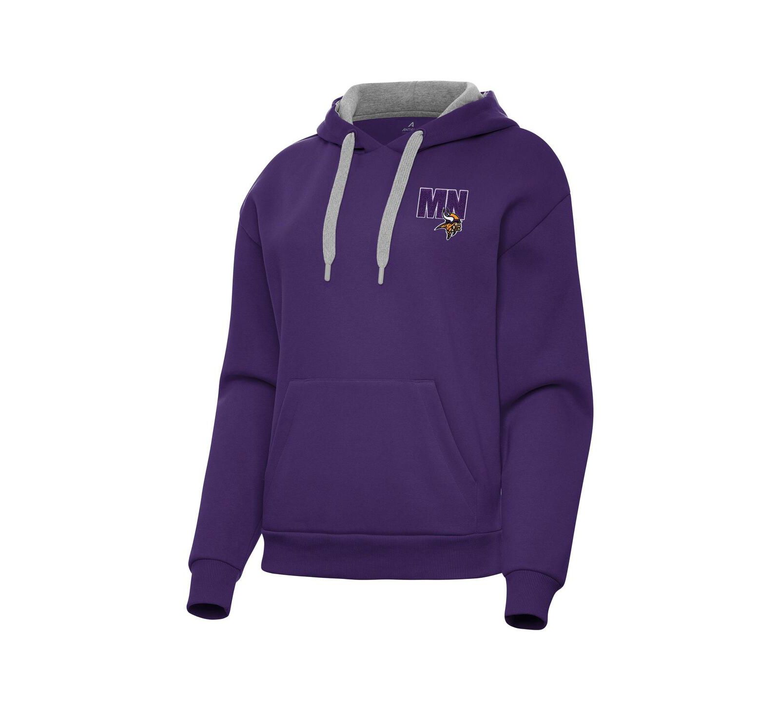 Antigua Женское худи Minnesota Vikings Victory, фиолетовая