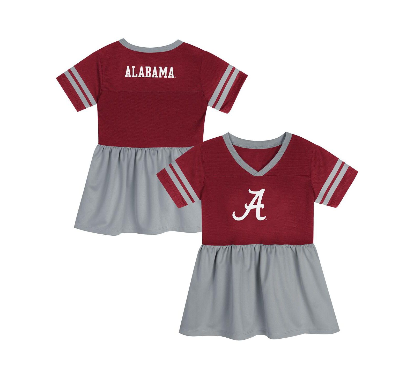 Детское платье Outerstuff Red/Gray Alabama Crimson Tide Stadium Lights Fashion Jersey