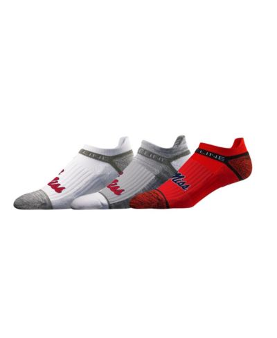 Мужские и женские носки Stride line до щиколотки, 3 шт, Ole Miss Rebels
