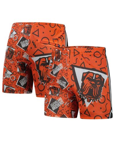 Мужские сетчатые шорты Chubbie's Cleveland Browns оранжевого цвета