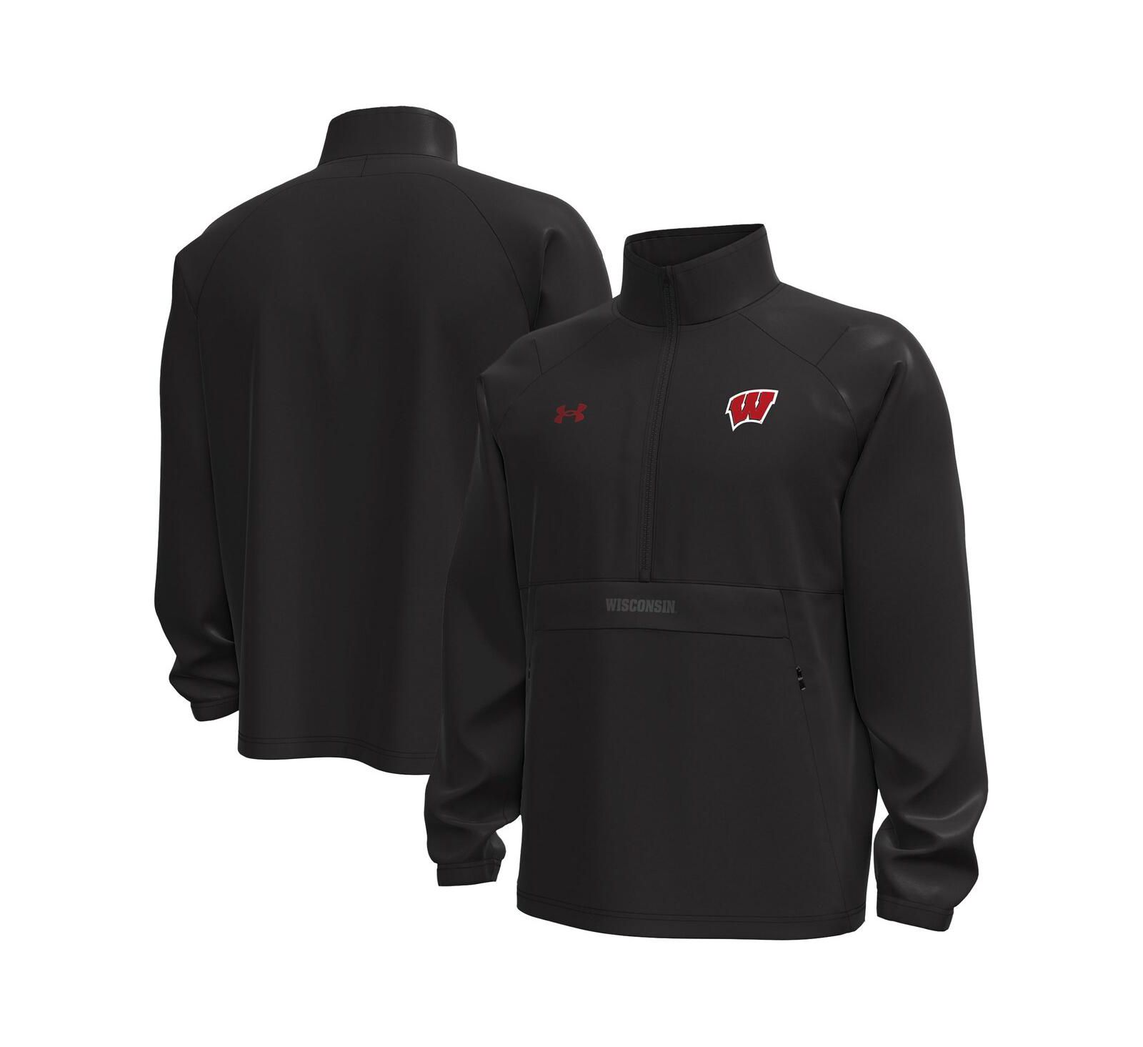 Under Armour Мужская куртка-анорак Wisconsin Badgers Black