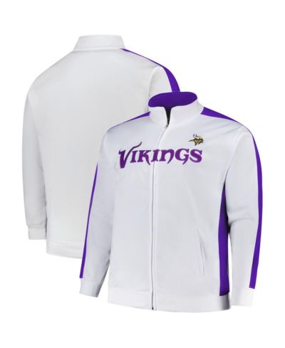 Fanatics Мужская спортивная ветровка Minnesota Vikings Big & Tall белая