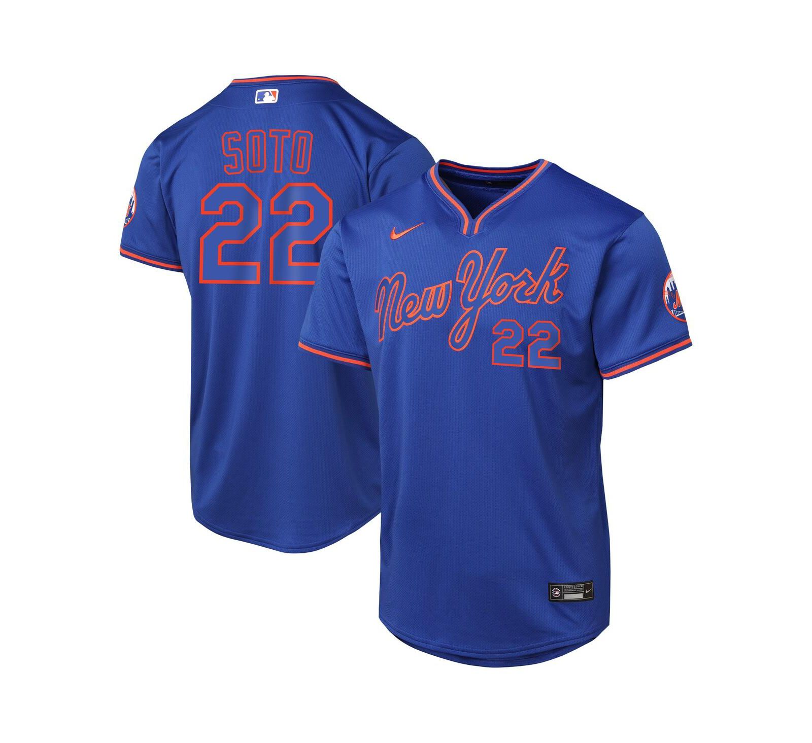 Детское джерси Nike Juan Soto New York Mets, синее