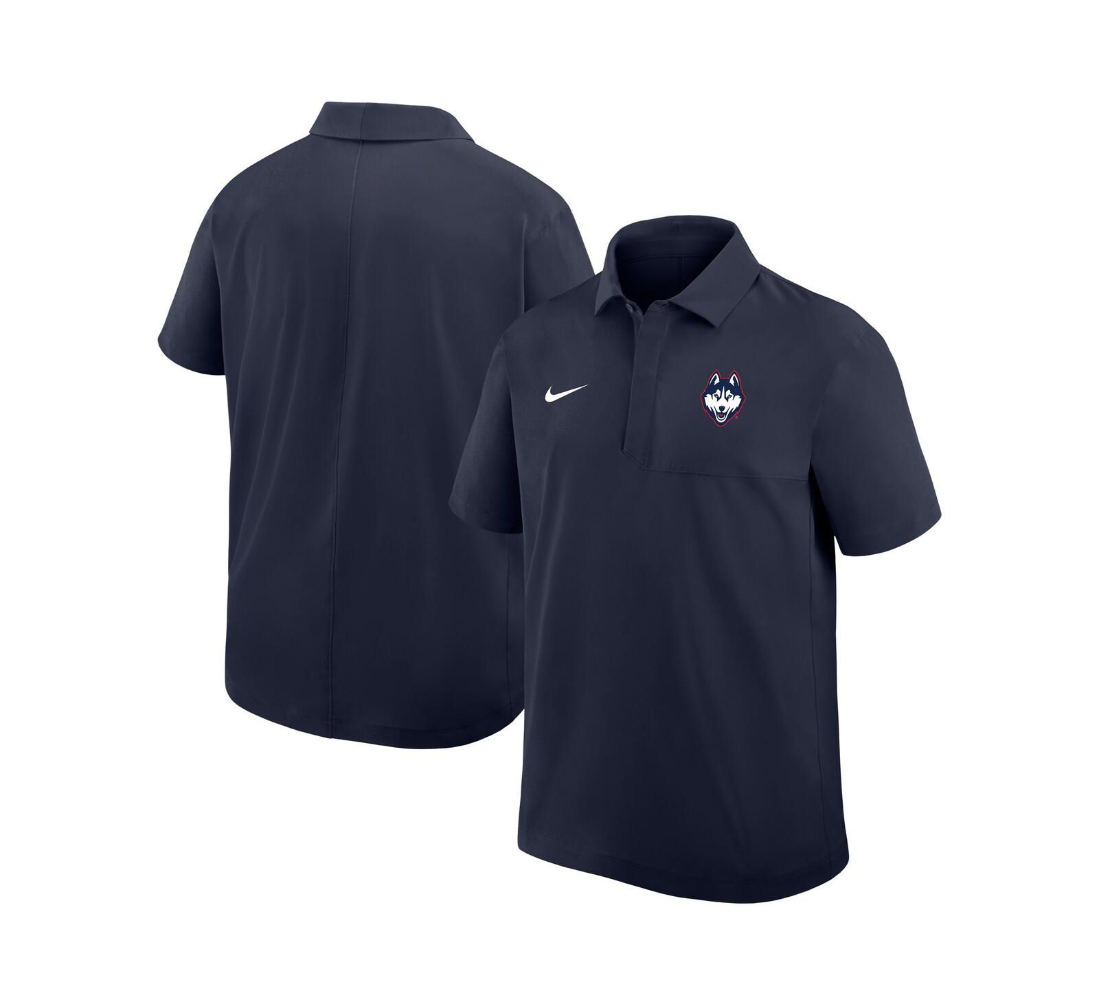 Nike Мужская хлопковая рубашка-поло UConn Huskies