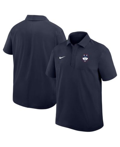 Nike Мужская хлопковая рубашка-поло UConn Huskies