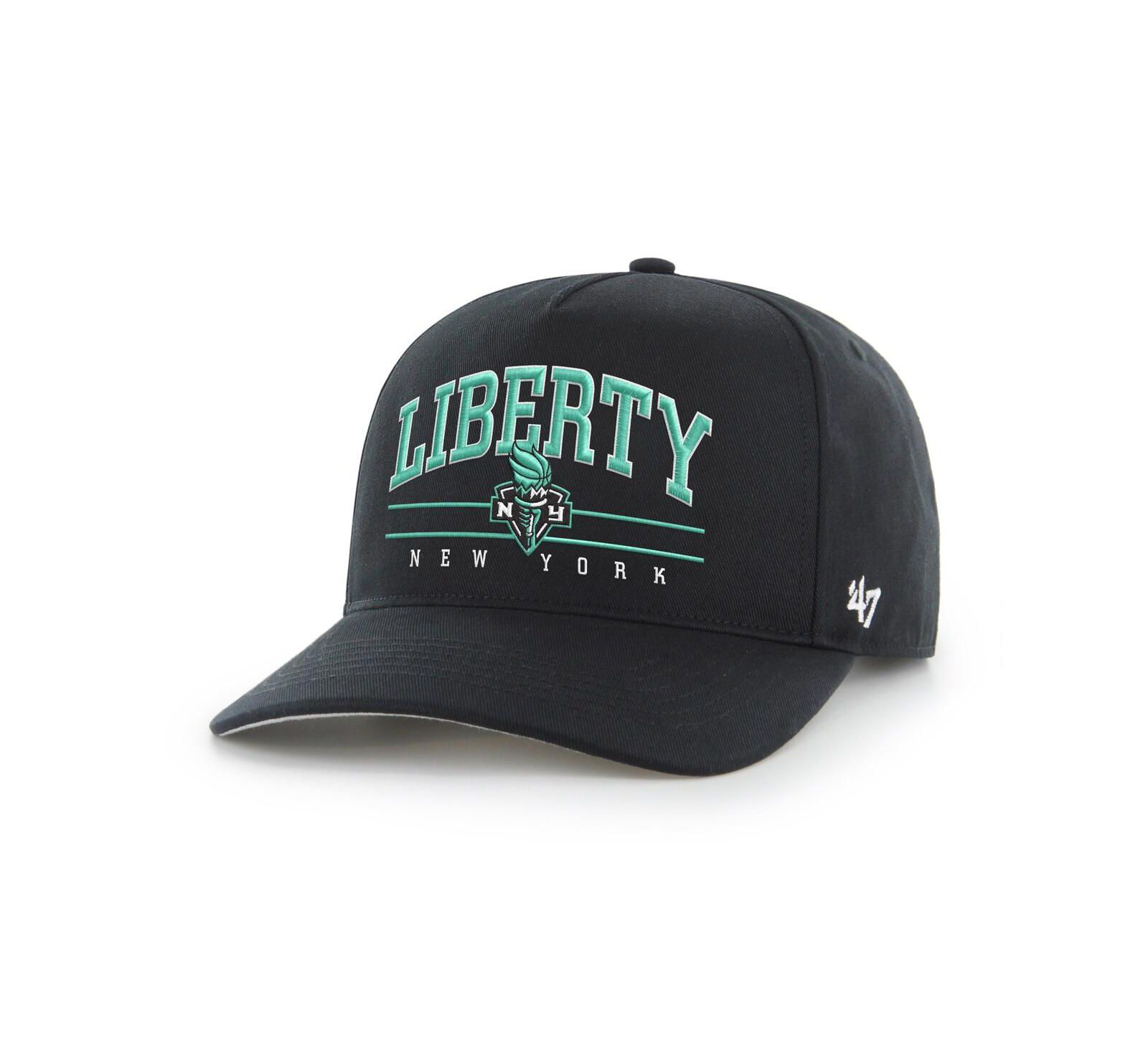 Мужская регулируемая кепка '47 Brand Black New York Liberty Roscoe Hitch