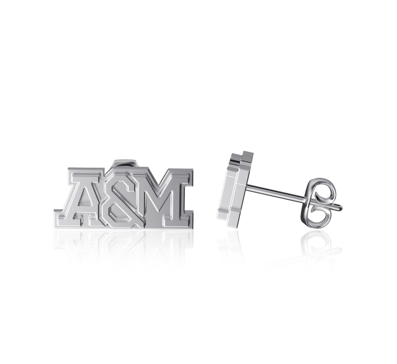 Серьги-гвоздики Dayna Designs Florida A&M Rattlers Team Logo Silver Post