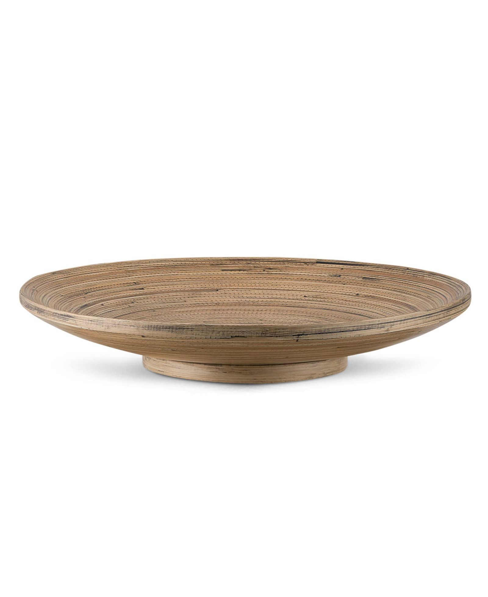 Joyce Chen Lexa Collection 12" Bamboo Footed Plate