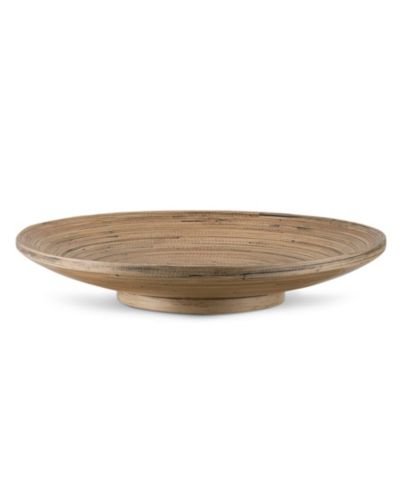 Joyce Chen Lexa Collection 12" Bamboo Footed Plate