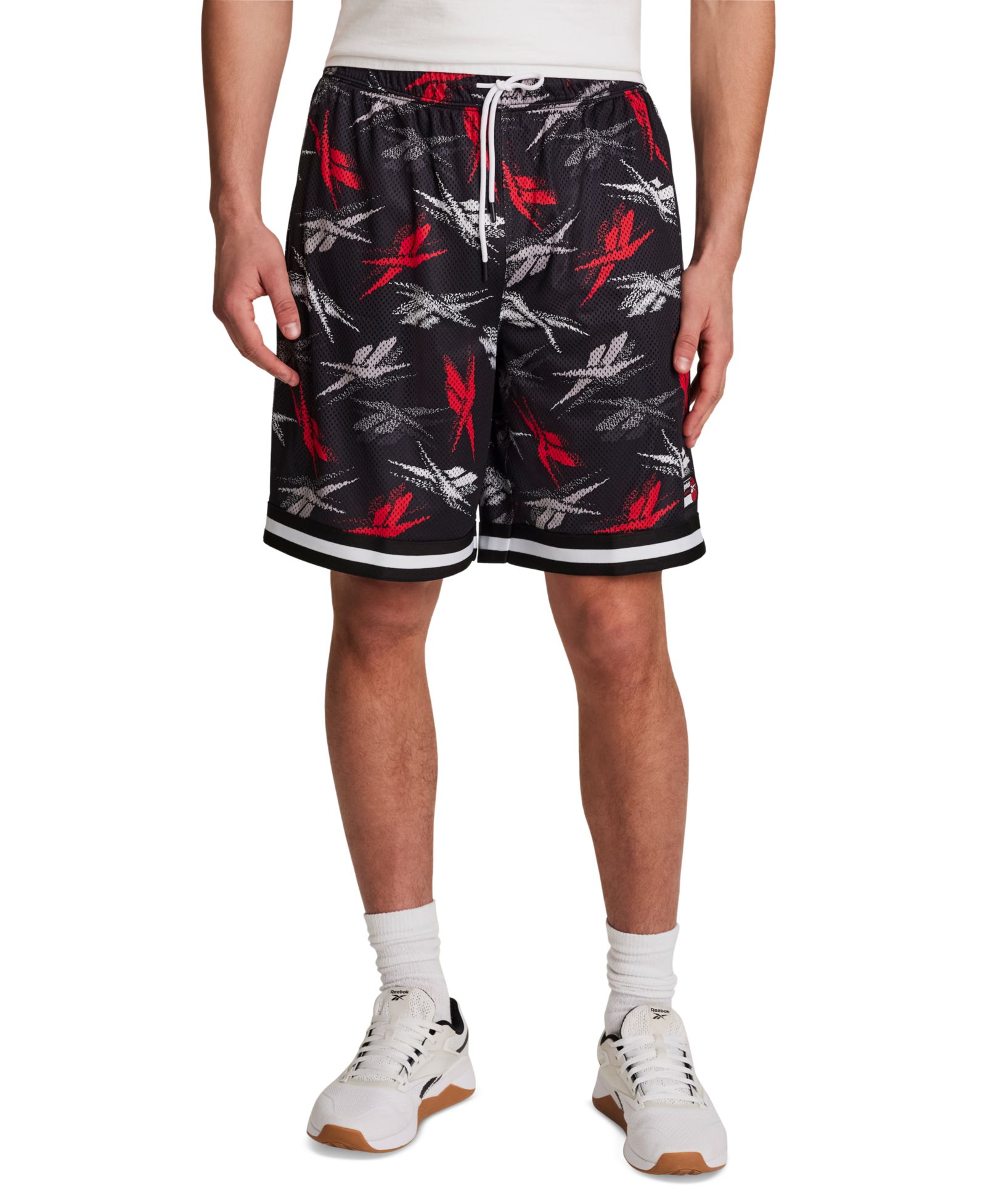Reebok Men's Basketball Printed Mesh Shorts