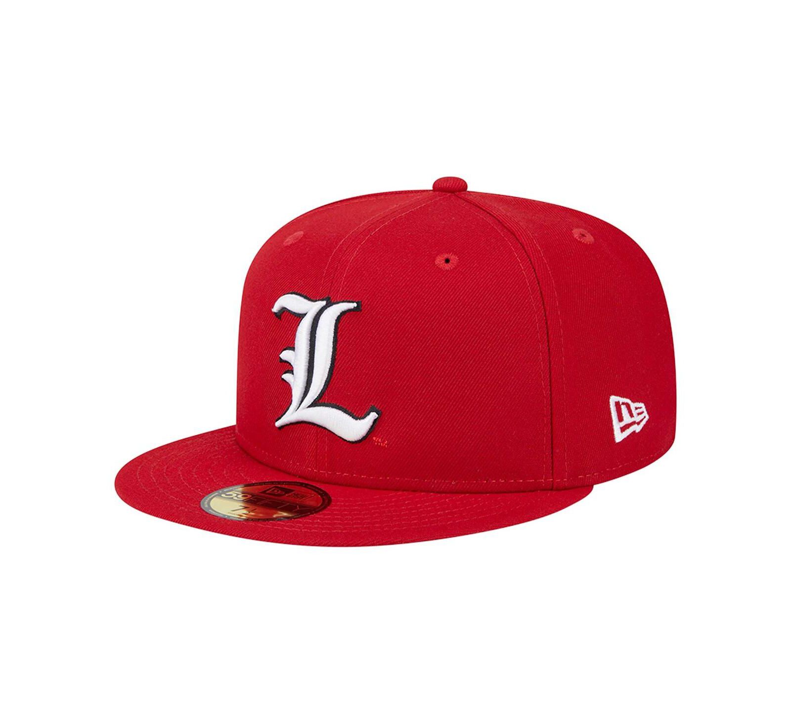 New Era Мужская кепка 59FIFTY Fitted, Red Louisville Cardinals