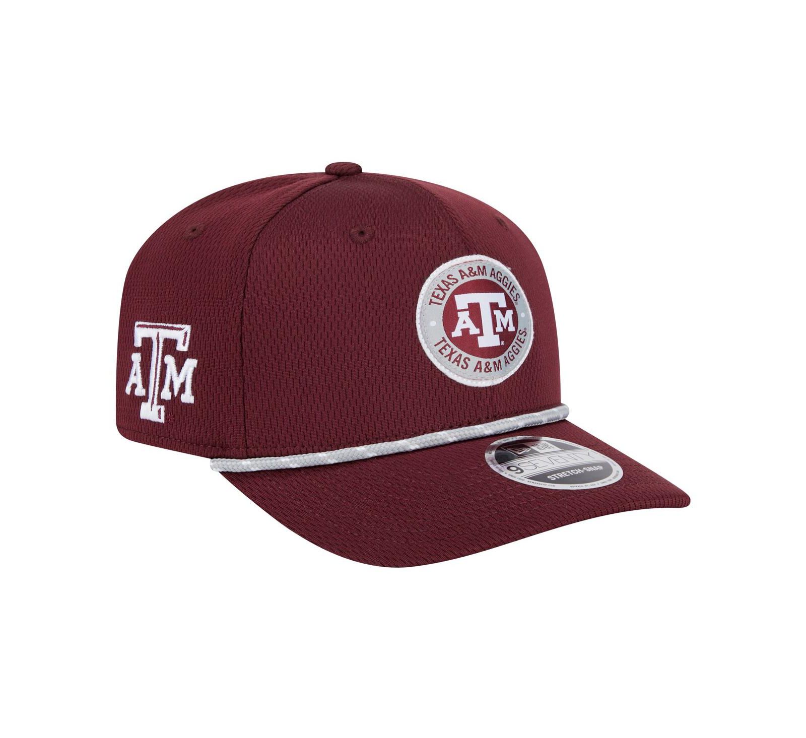Мужская кепка New Era Maroon Texas A&M Aggies COOLERA 9SEVENTY