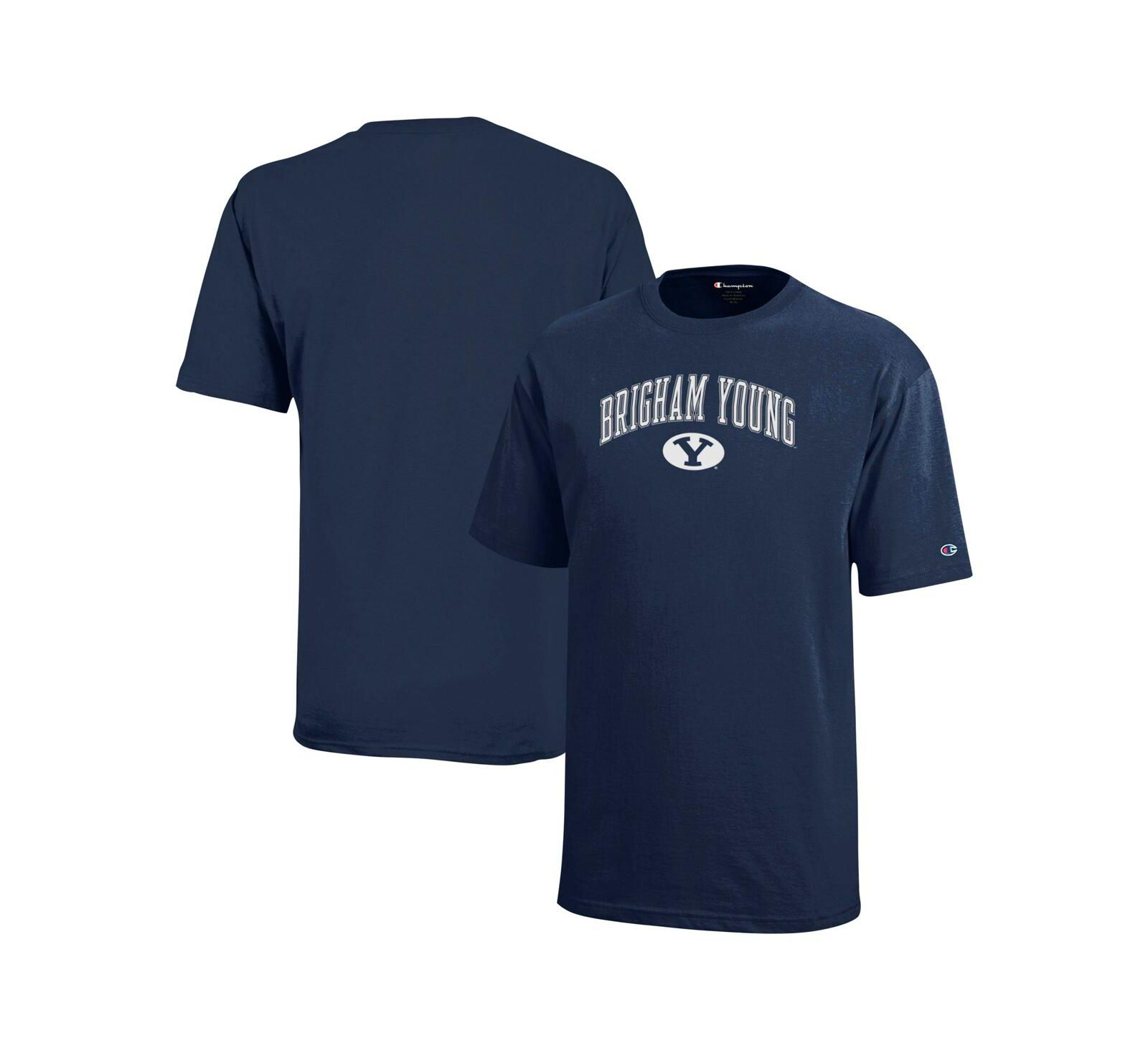 Детская футболка Champion Navy BYU Cougars Arch Over Logo
