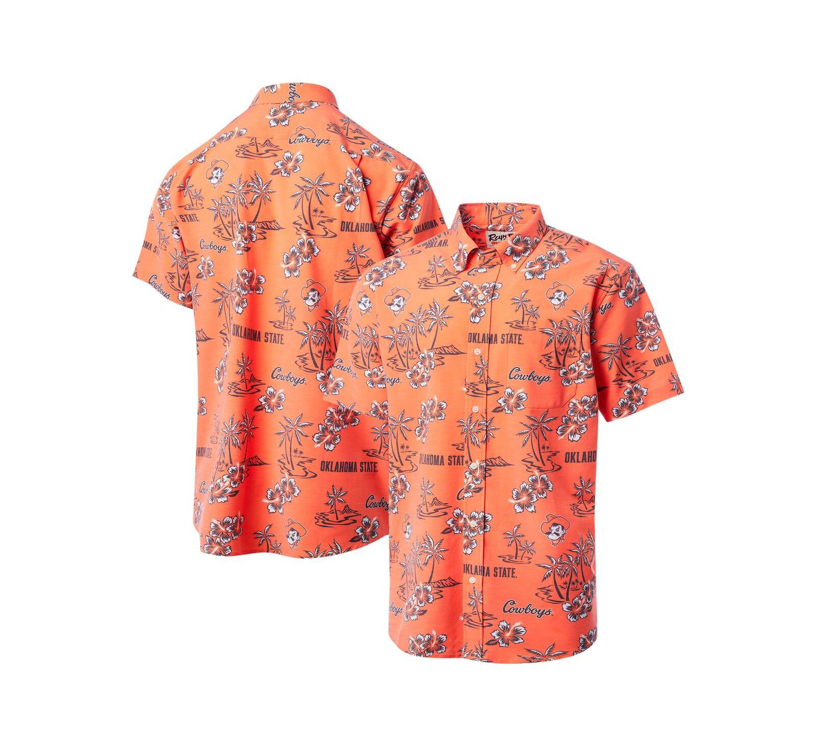 Reyn Spooner Men's Orange Oklahoma State Cowboys Classic Button-Up Shirt