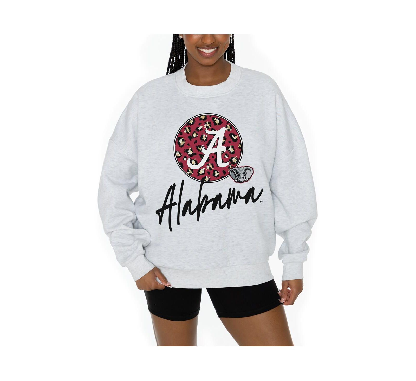 Gameday Couture Women's Ash Alabama Crimson Tide Premium Fleece Pullover Sweatshirt