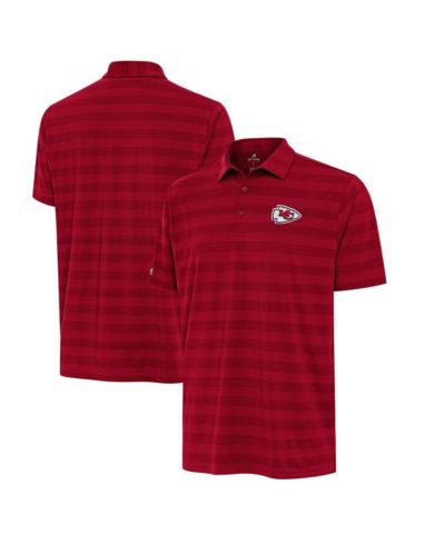 Antigua Men's Red Kansas City Chiefs Big & Tall Tunnel Polo Shirt