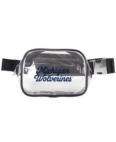 Logo Brands поясная сумка Michigan Wolverines Clear