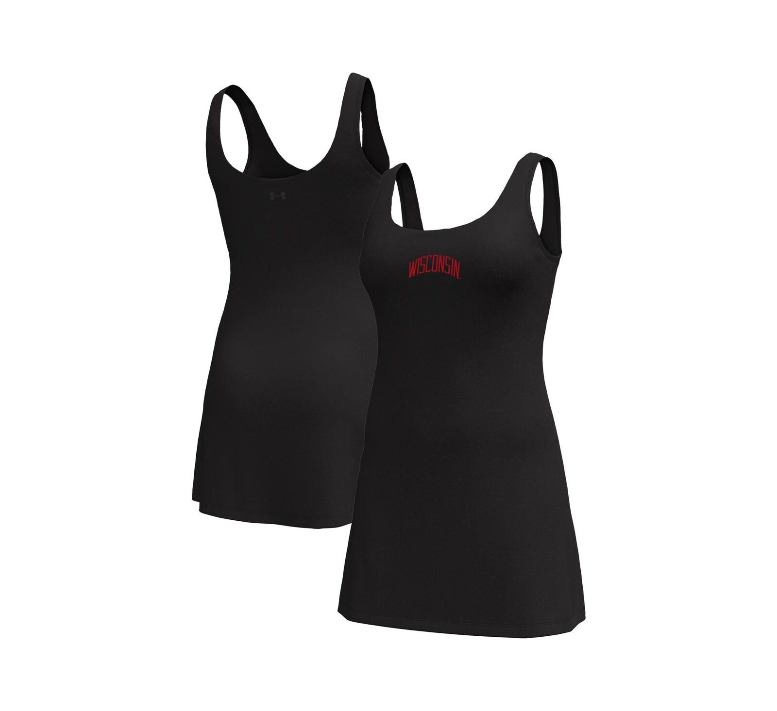 Платье Under Armour Women's Black Wisconsin Badgers Gameday Motion Active