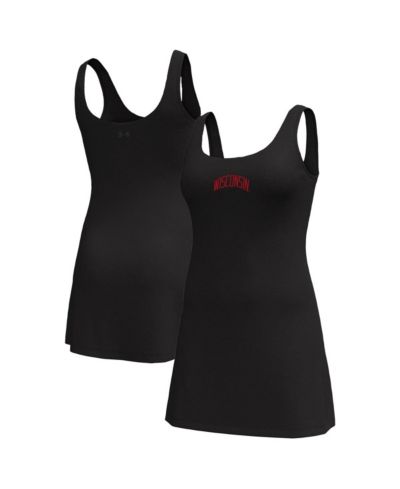 Платье Under Armour Women's Black Wisconsin Badgers Gameday Motion Active