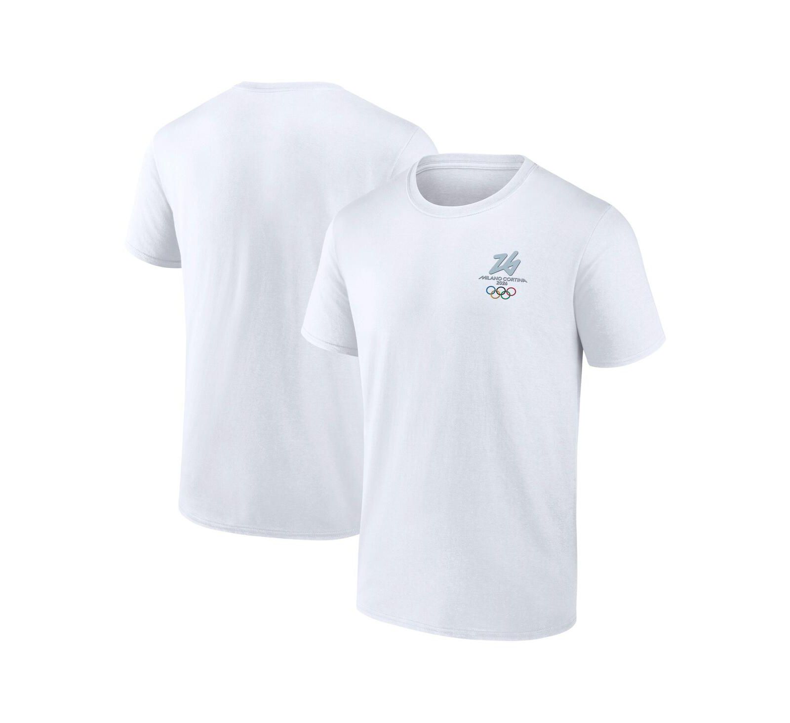Мужская футболка Fanatics White Milano Cortina 2026 Winter Olympics Essentials