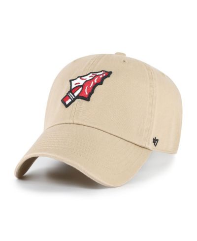 '47 Brand Big Boys and Girls Khaki Florida State Seminoles Clean Up Adjustable Hat