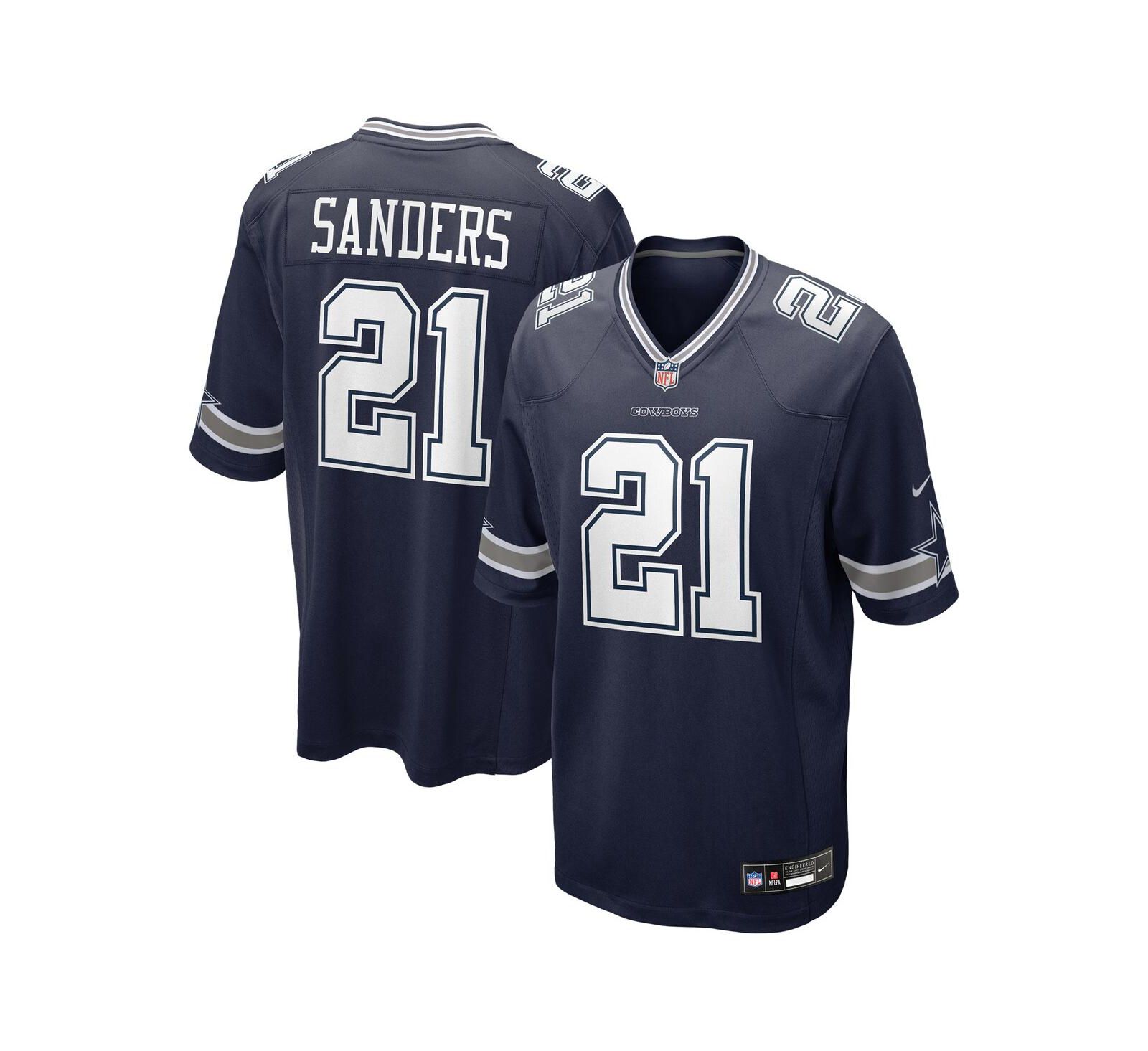 Nike Men's Deion Sanders Navy Dallas Cowboys Team Retired Player Game Jersey