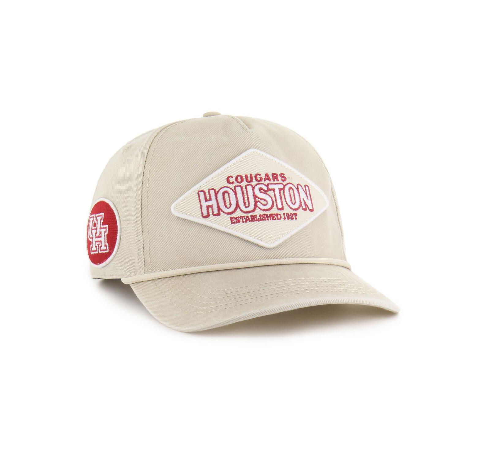 '47 Brand Men's and Women's Cream Houston Cougars Outdoorsmen Cairn Hitch Adjustable Hat
