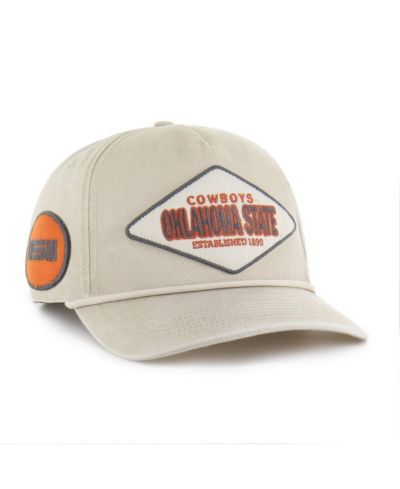Кепка '47 Brand Men's and Women's Cream Oklahoma State Cowboys Outdoorsmen Cairn Hitch Adjustable