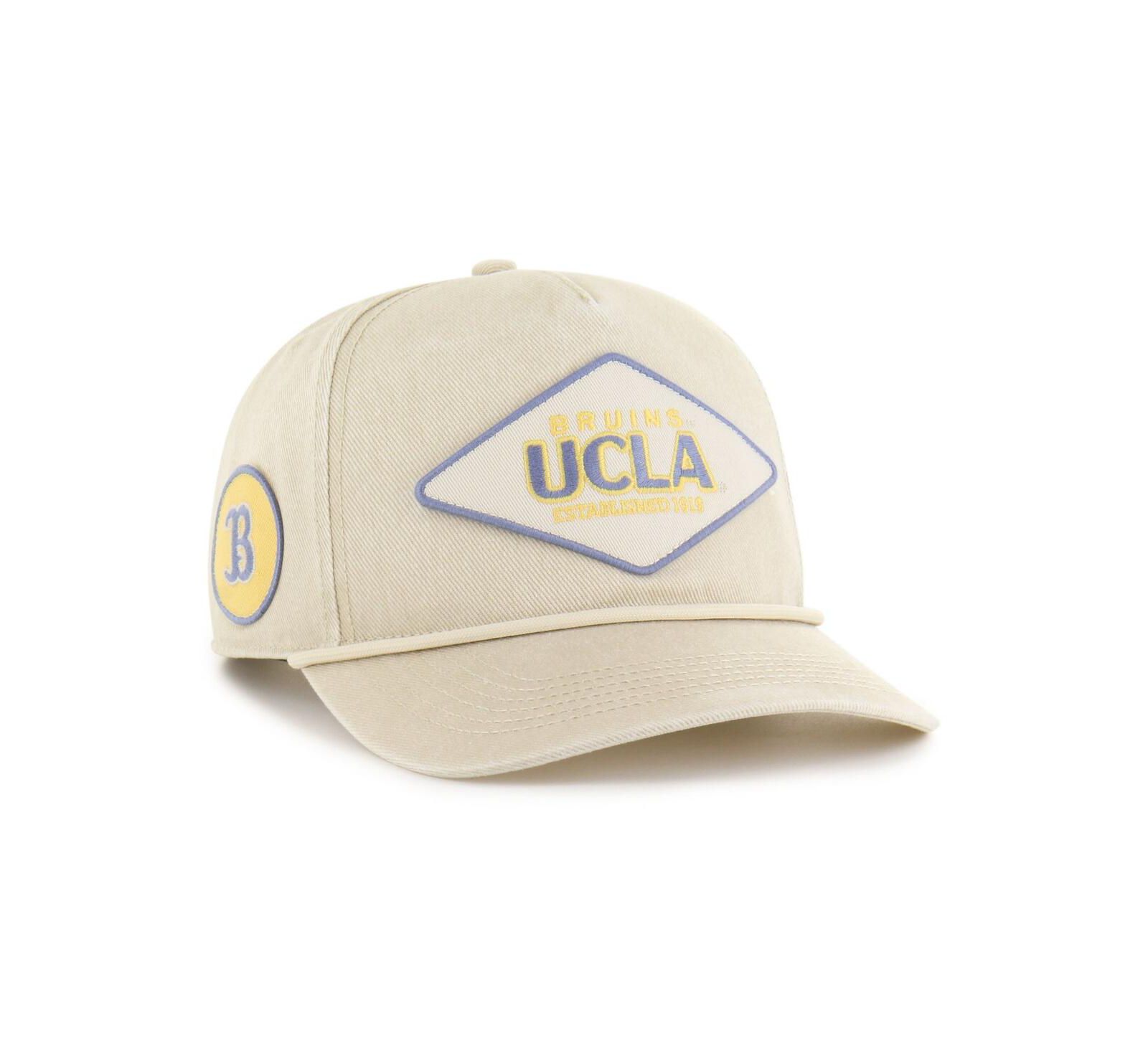 '47 Brand Мужская и женская регулируемая кепка UCLA Bruins Outdoorsmen Cairn Hitch, цвет Cream