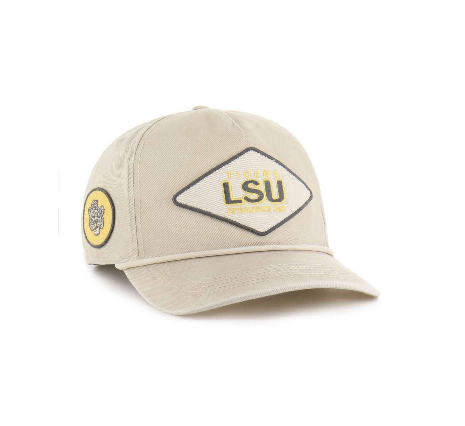 '47 Brand Men's and Women's Cream LSU Tigers Outdoorsmen Cairn Hitch Adjustable Hat