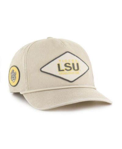 '47 Brand Men's and Women's Cream LSU Tigers Outdoorsmen Cairn Hitch Adjustable Hat