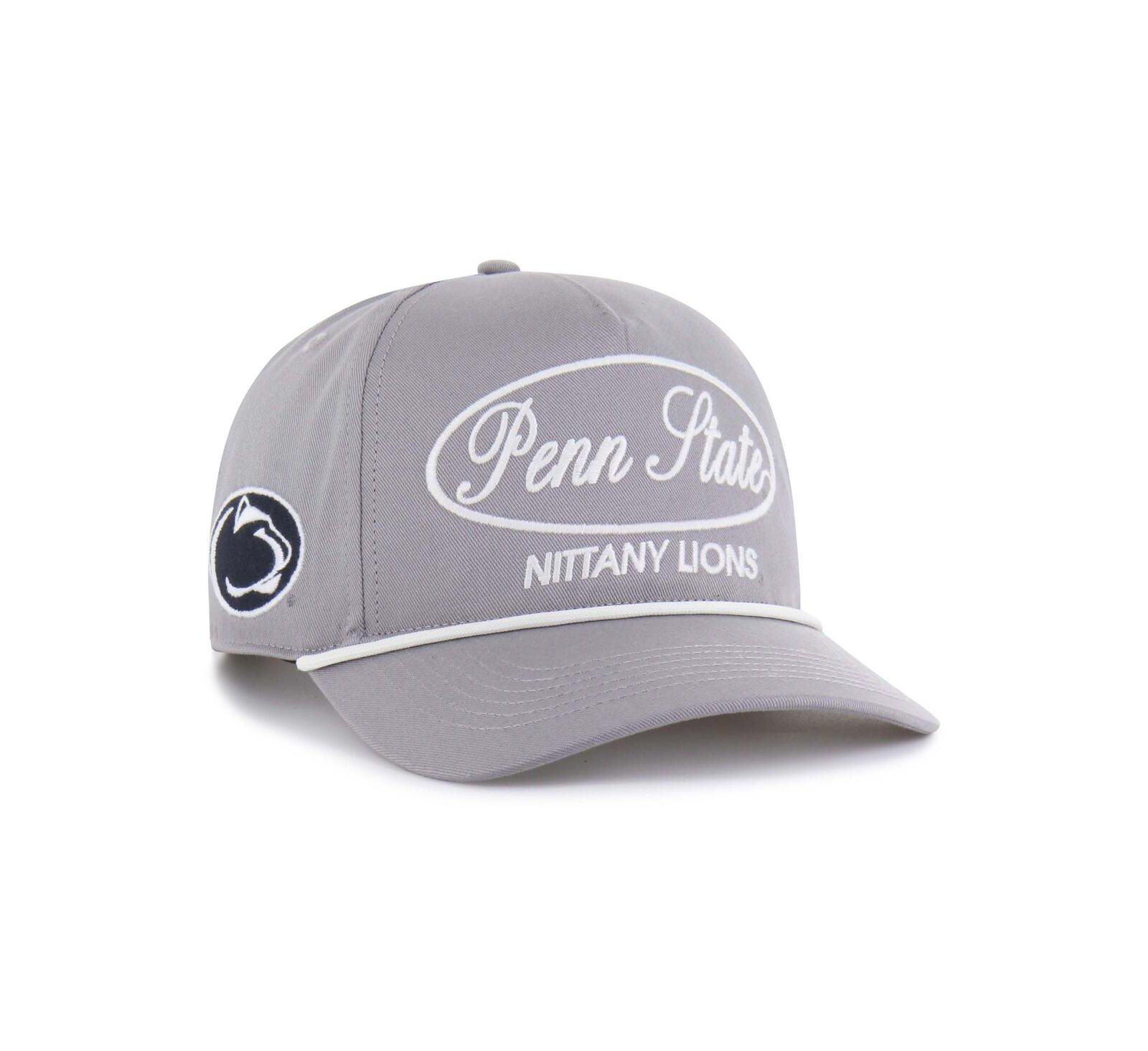 '47 Brand Men's Gray Penn State Nittany Lions Contemporary Basics Foundational Rope Hitch Adjustable Hat