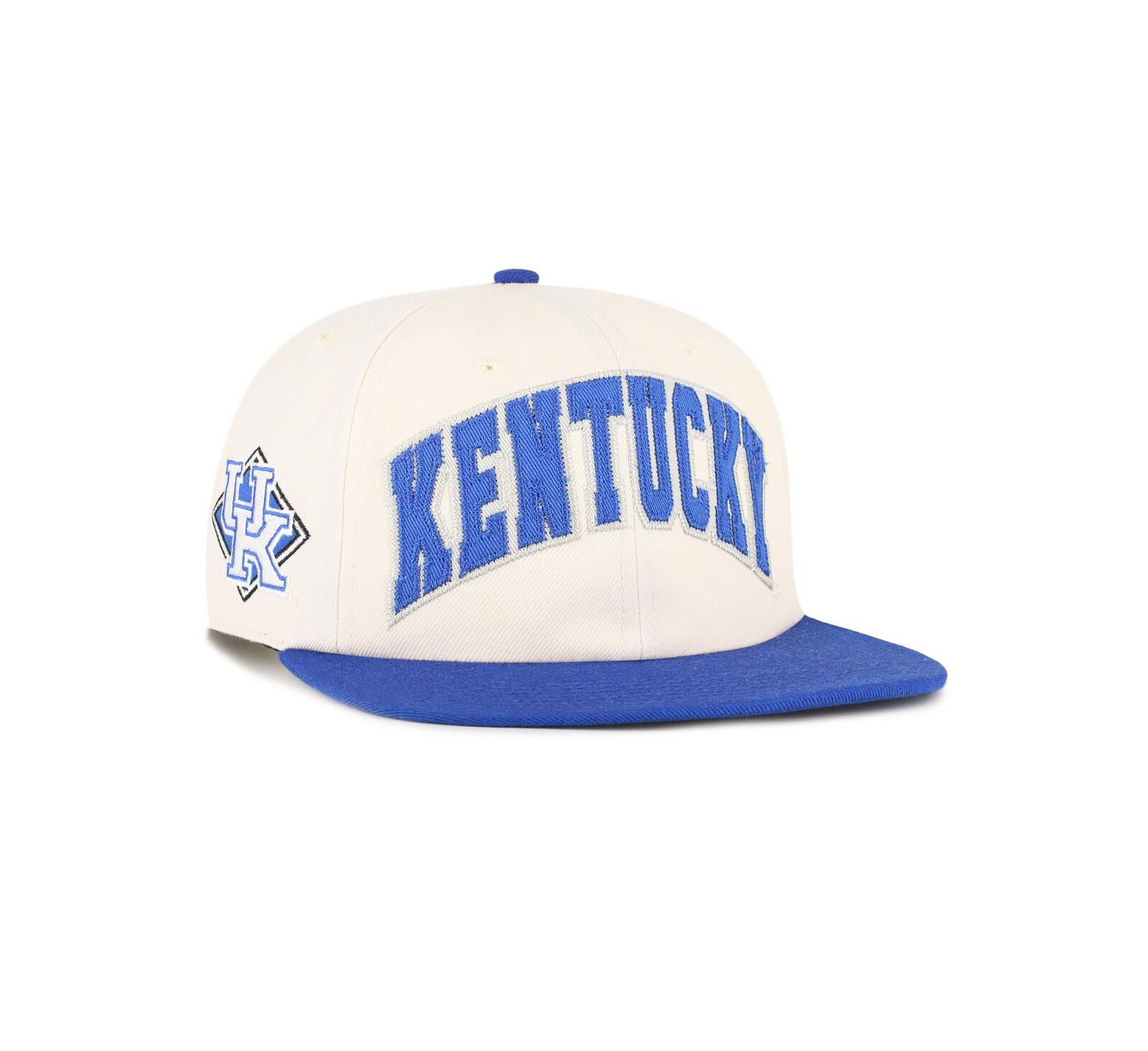 Регулируемая кепка '47 Brand Men's and Women's Natural Kentucky Wildcats Crossover Off Hand Captain