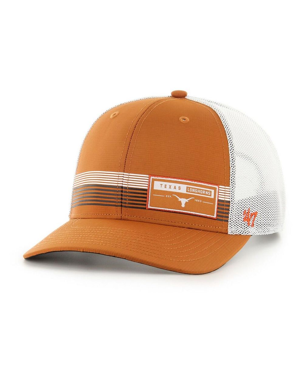 Мужская бейсболка '47 Brand Texas Longhorns Rangefinder Brrr Trucker Adjustable, оранжевая