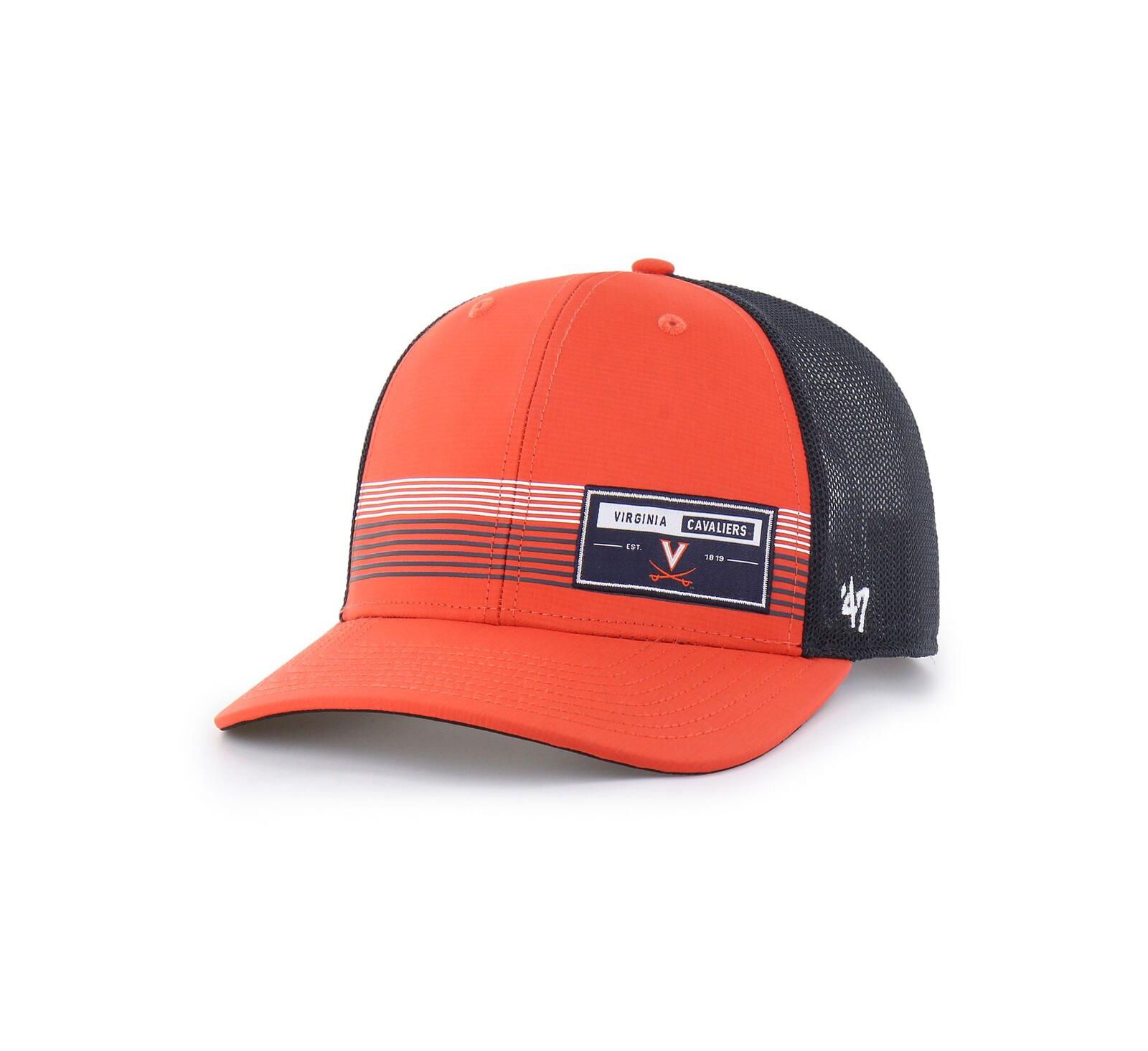 '47 Brand Мужская кепка Orange Virginia Cavaliers Rangefinder Brrr Trucker Adjustable