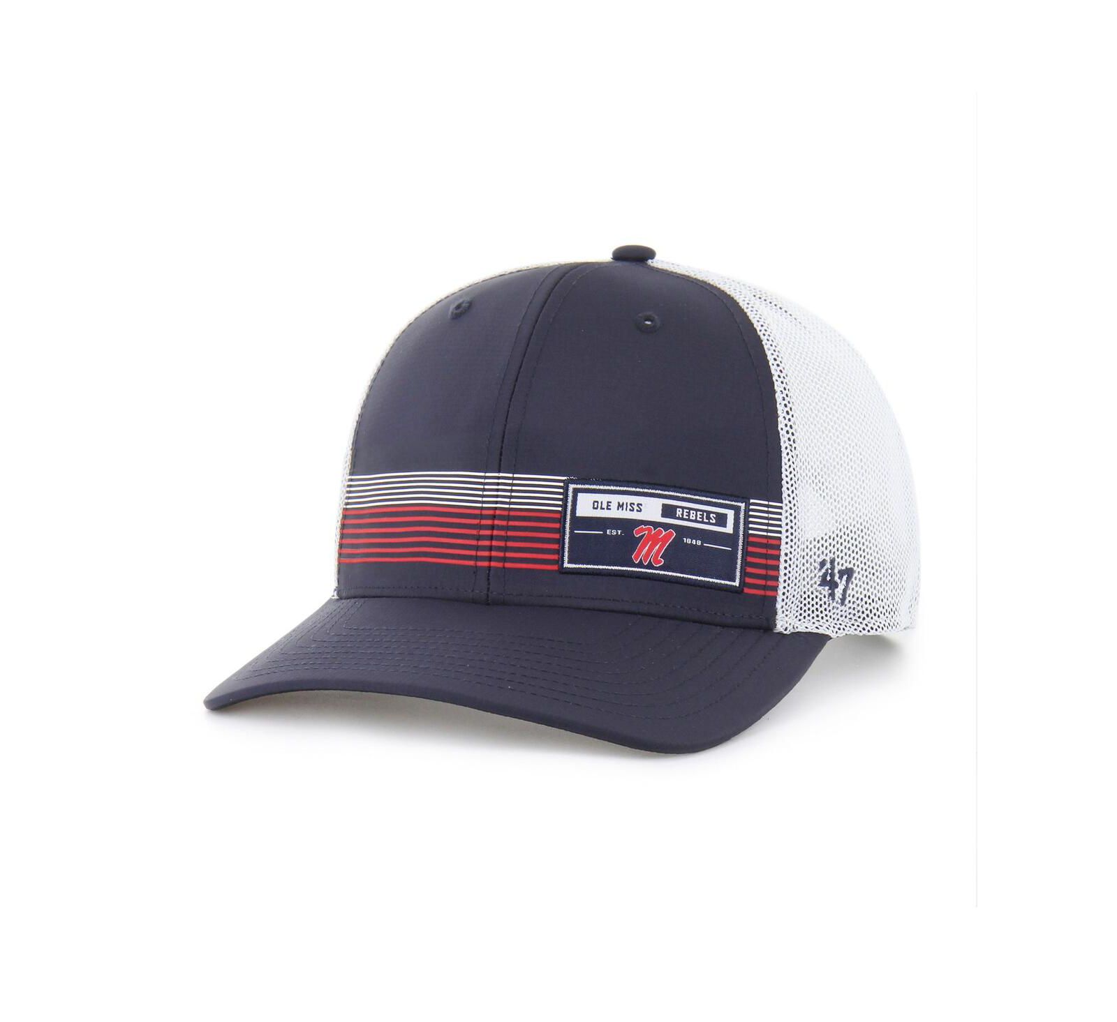'47 Brand Men's Navy Ole Miss Rebels Rangefinder Brrr Trucker Adjustable Hat