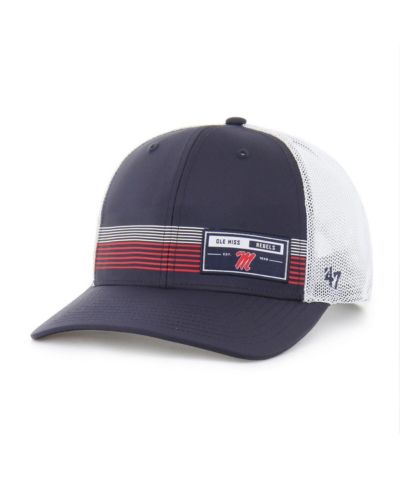 Мужская кепка '47 Brand Ole Miss Rebels Rangefinder Brrr Trucker, темно-синяя