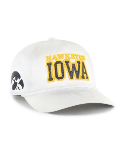 '47 Brand Женская белая регулируемая кепка Iowa Hawkeyes Outspoken Hitch