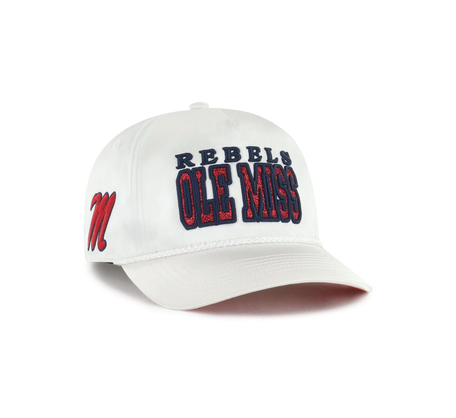 '47 Brand Women's White Ole Miss Rebels Outspoken Hitch Adjustable Hat