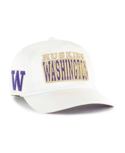 Женская регулируемая кепка '47 Brand White Washington Huskies Outspoken Hitch