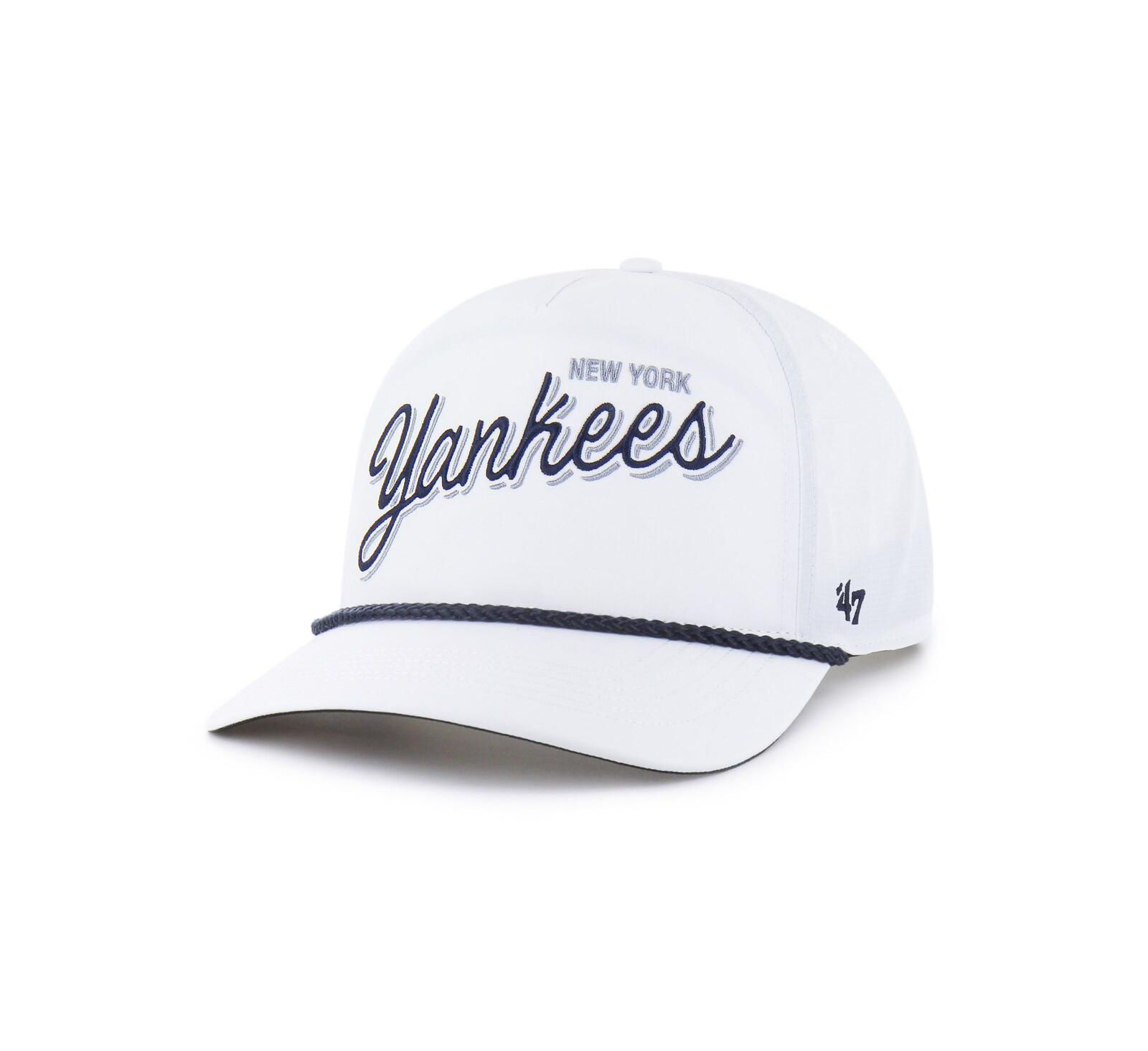 Мужская кепка '47 Brand White New York Yankees Brrr Fairway Hitch Adjustable Hat