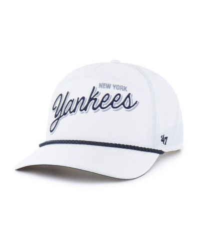 Мужская кепка '47 Brand White New York Yankees Brrr Fairway Hitch Adjustable Hat