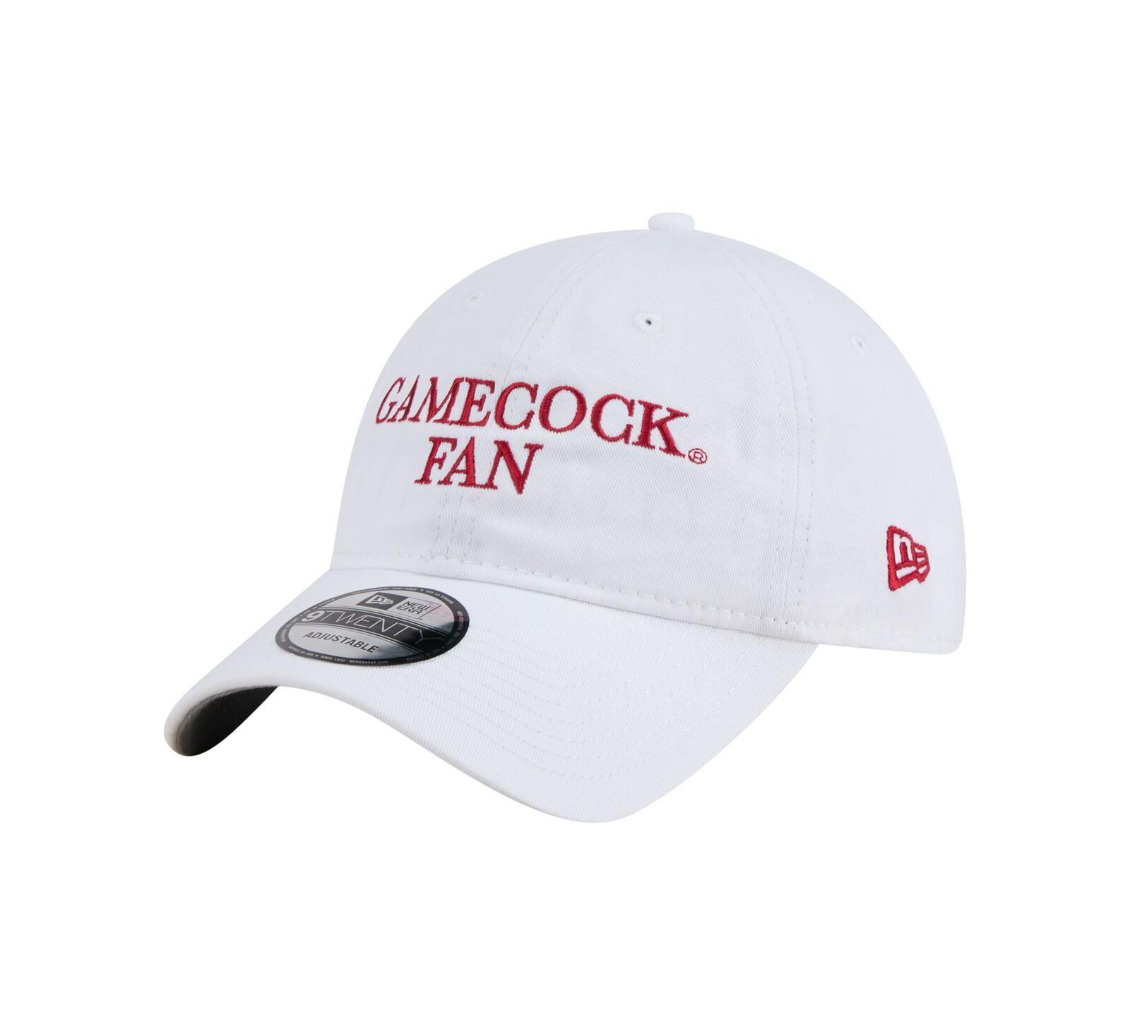 New Era Men's White South Carolina Gamecocks Fan 9TWENTY Adjustable Hat